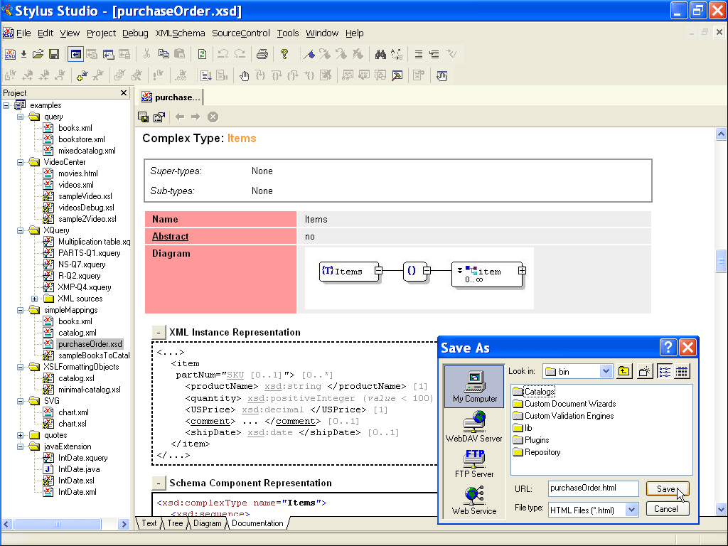 Generate XML Schema Documentation