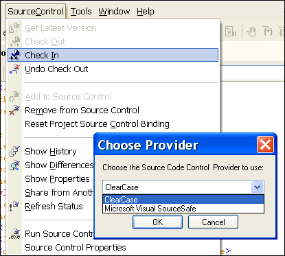 Integrated XML Source Control