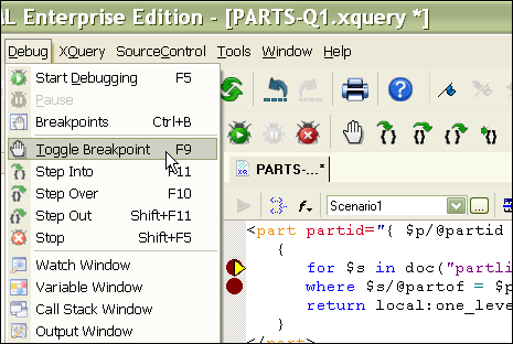 Setting and Toggling Breakpoints in <%=ConfigurationManager.AppSettings[